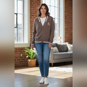 NWT Vitage  Ladies OTTAWA SENATORS Button Up Cardigan